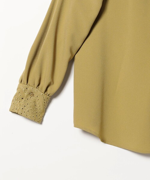 B:MING by BEAMS(ビーミングバイビームス)の「B:MING by BEAMS / 2WAY カラー 刺繍 ブラウス(シャツ/ブラウス・レディース・イエロー系その他5/ブラック・SMALL/MEDIUM)」の21枚目の写真
