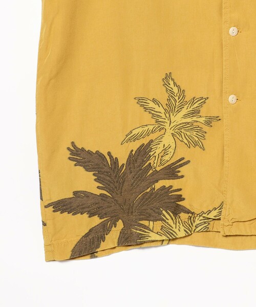 REMI RELIEF（レミレリーフ）の「REMI RELIEF × BEAMS PLUS / 別注 Cut Jacquard Aloha Shirt Solid（シャツ/ブラウス・メンズ・イエロー・SMALL/X-LARGE/LARGE/MEDIUM）」の8枚目の写真