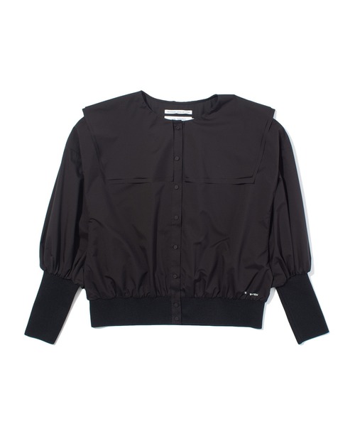 F/CE. （エフシーイー）の「F/CE. PERTEX BIG COLLAR BLOUSE / エフシーイー パーテックス ビッグ カラー ブラウス（シャツ/ブラウス・メンズ・オリーブ/ブラック/キナリ・FREE）」の2枚目の写真
