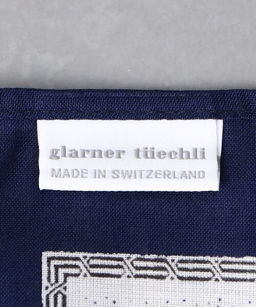 GLARNER TUECHLI(グラルナーチューヒリ)の「<GLARNER TUECHLI> GOAT/ゴート ハンカチ(バンダナ/スカーフ・メンズ・ブラック/ネイビー・FREE)」の6枚目の写真