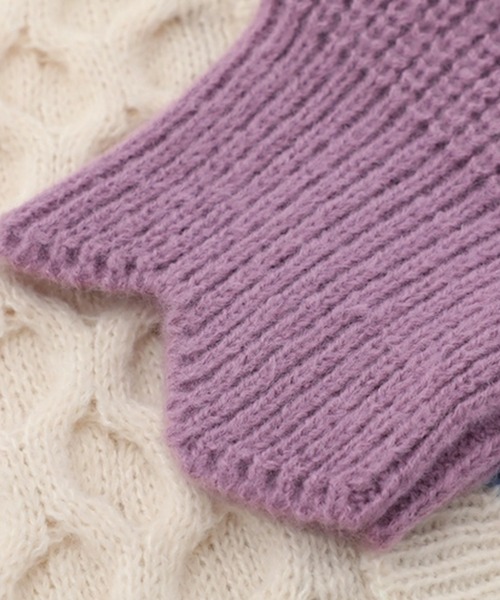 HOOK（フック）の「ビスケット風配色切り替えニットカーディガン (AW)（カーディガン/ボレロ・メンズ・ブラック/ピンク・L/M/XL）」の4枚目の写真