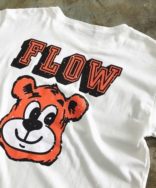 SHEENA(シーナ)の「FLOWbearプリントルーズロンT(Tシャツ/カットソー・レディース・ダークグリーン/ダークグレー/パープル/ホワイト・M)」の13枚目の写真