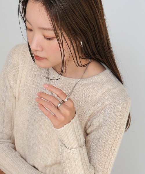 Bab(バブ)の「グラデーションニットトップス(ニット/セーター・レディース・ピンク/ホワイト系その他/グリーン・FREE)」の10枚目の写真