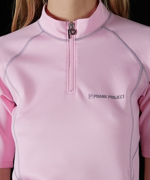 PRANK PROJECT（プランクプロジェクト）の「スキューバハーフジップトップ / Scuba Half Zip Top（Tシャツ/カットソー・レディース・ピンク/ブラック/ミント・FREE）」の20枚目の写真