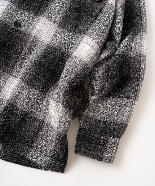 417 EDIFICE(フォーワンセブンエディフィス)の「サマーツイードシャツ(シャツ/ブラウス・メンズ・ブルー系その他/グレー/アイボリー・LARGE/MEDIUM)」の7枚目の写真