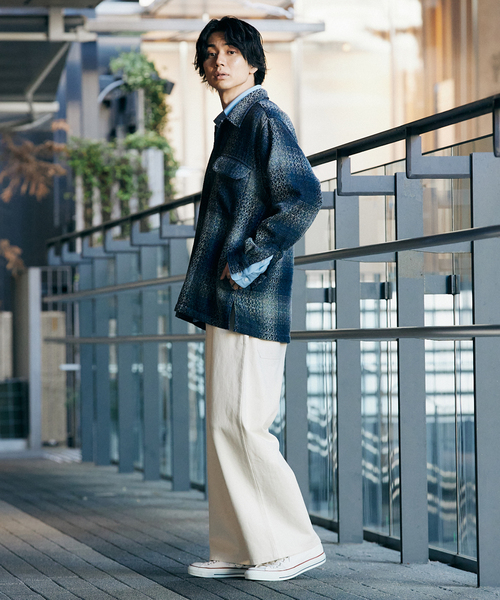 417 EDIFICE(フォーワンセブンエディフィス)の「サマーツイードシャツ(シャツ/ブラウス・メンズ・ブルー系その他/グレー/アイボリー・LARGE/MEDIUM)」の11枚目の写真