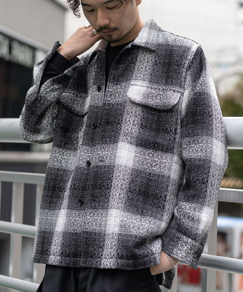 417 EDIFICE(フォーワンセブンエディフィス)の「サマーツイードシャツ(シャツ/ブラウス・メンズ・ブルー系その他/グレー/アイボリー・LARGE/MEDIUM)」の13枚目の写真