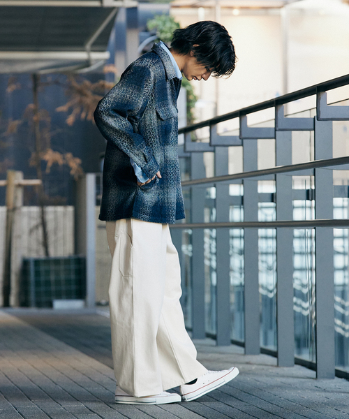 417 EDIFICE(フォーワンセブンエディフィス)の「サマーツイードシャツ(シャツ/ブラウス・メンズ・ブルー系その他/グレー/アイボリー・LARGE/MEDIUM)」の18枚目の写真