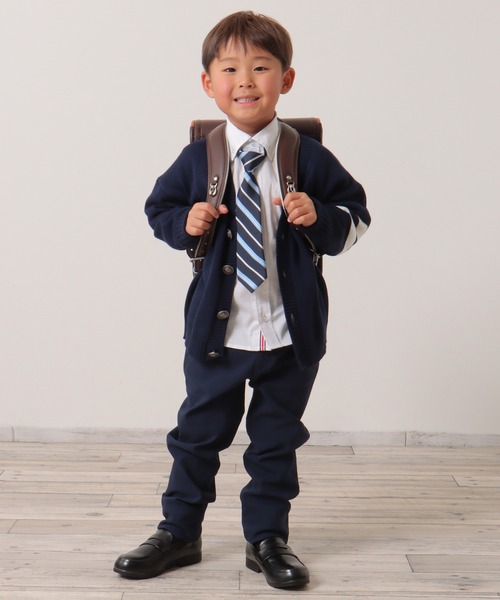 ikka(イッカ)の「【フォーマル対応】袖ラインスクールニットカーディガン(120~160cm)(カーディガン/ボレロ・キッズ・ダークネイビー・140/130/150/160/120)」の17枚目の写真