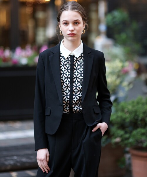 新品　ドレステリア　シングルブレスト　ショートジャケット　テーラージャケット DRESSTERIOR（ドレステリア）の「【CLASSY.5月号掲載