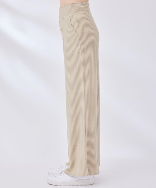 Spiritual Gangster（スピリチュアルギャングスター）の「【SPIRITUAL GANGSTER】ハーモニーリブワイドレッグパンツ（その他パンツ・レディース・キナリ/ブラック・X-SMALL）」の15枚目の写真