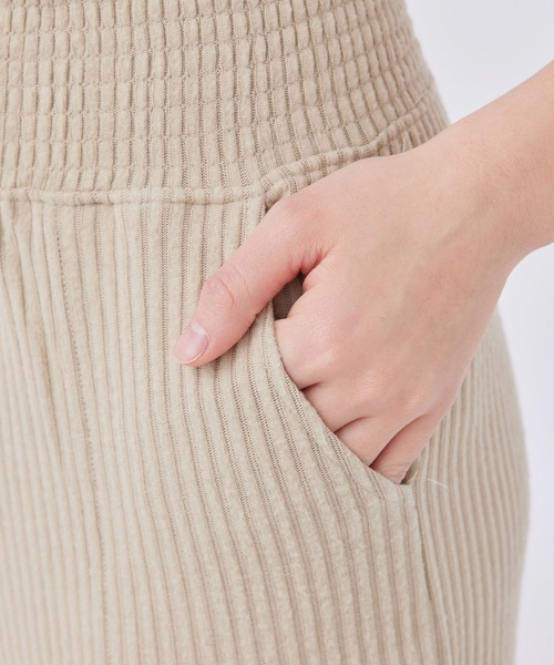 Spiritual Gangster（スピリチュアルギャングスター）の「【SPIRITUAL GANGSTER】ハーモニーリブワイドレッグパンツ（その他パンツ・レディース・キナリ/ブラック・X-SMALL）」の18枚目の写真