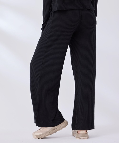 Spiritual Gangster（スピリチュアルギャングスター）の「【SPIRITUAL GANGSTER】ハーモニーリブワイドレッグパンツ（その他パンツ・レディース・キナリ/ブラック・X-SMALL）」の10枚目の写真