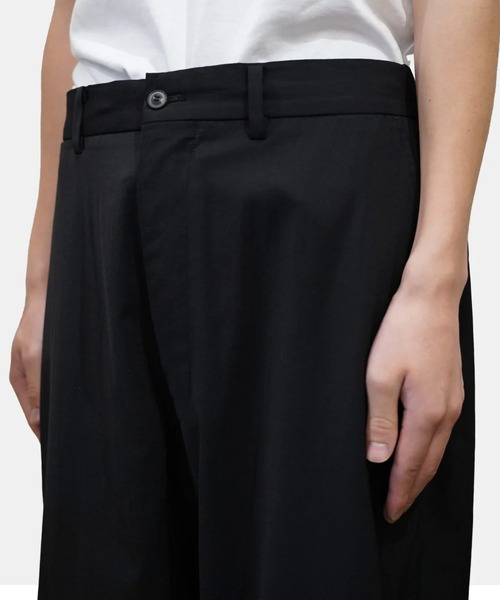 yoko sakamoto（ヨーコサカモト）の「【YOKO SAKAMOTO】 SUIT BAGGY TROUSERS（スラックス・メンズ・ブラック・LARGE/SMALL/MEDIUM）」の5枚目の写真