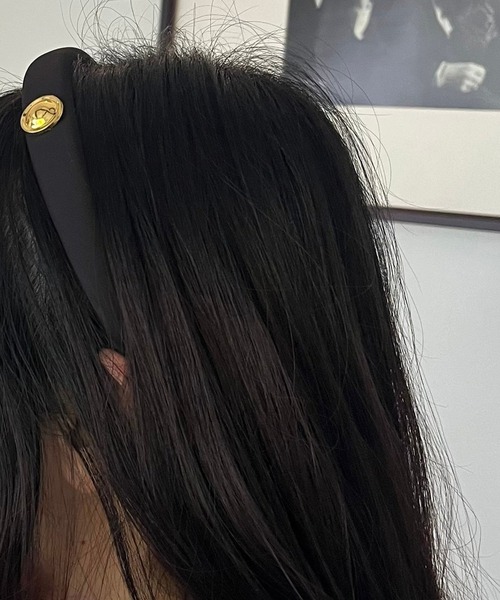 fiere（フィエール）の「韓国っぽレトロカチューシャ（カチューシャ・レディース・ブラック・FREE）」の5枚目の写真