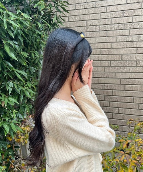 fiere（フィエール）の「韓国っぽレトロカチューシャ（カチューシャ・レディース・ブラック・FREE）」の10枚目の写真