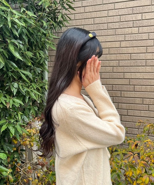 fiere（フィエール）の「韓国っぽレトロカチューシャ（カチューシャ・レディース・ブラック・FREE）」の12枚目の写真