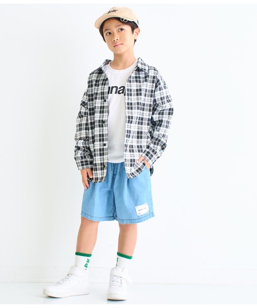 ANAP kids(アナップキッズ)の「anapロゴプリントロンT長袖Tシャツ(Tシャツ/カットソー・キッズ・ブラック/ホワイト/ラベンダー・120cm/130cm/110cm/100cm)」の14枚目の写真