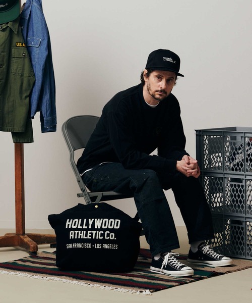 Right-on（ライトオン）の「【Hollywood athletic co】2WAYショルダーバッグ（トートバッグ・メンズ・キナリ/ブラック・ONE SIZE）」の15枚目の写真