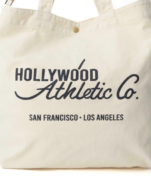 Right-on（ライトオン）の「【Hollywood athletic co】2WAYショルダーバッグ（トートバッグ・メンズ・キナリ/ブラック・ONE SIZE）」の10枚目の写真