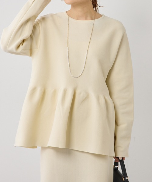 PUAL CE CIN(ピュアルセシン)の「ロングパールネックレス(ネックレス・レディース・ゴールド・ONE SIZE)」の2枚目の写真