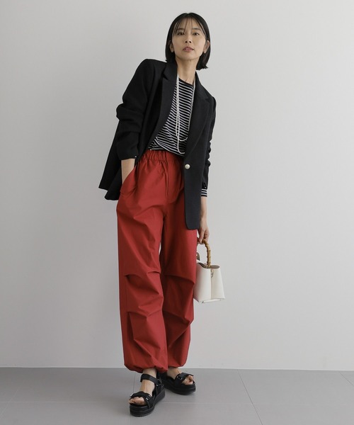 BARNYARDSTORM（バンヤードストーム）の「BARNYARDSTORM / 【LE VERNIS】CハンドBAG（ハンドバッグ・レディース・ブラウン/オフホワイト・FREE）」の19枚目の写真