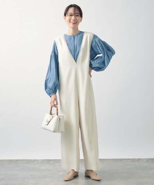 BARNYARDSTORM（バンヤードストーム）の「BARNYARDSTORM / 【LE VERNIS】CハンドBAG（ハンドバッグ・レディース・ブラウン/オフホワイト・FREE）」の16枚目の写真