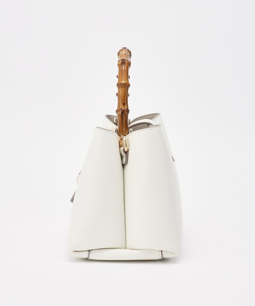 BARNYARDSTORM（バンヤードストーム）の「BARNYARDSTORM / 【LE VERNIS】CハンドBAG（ハンドバッグ・レディース・ブラウン/オフホワイト・FREE）」の14枚目の写真