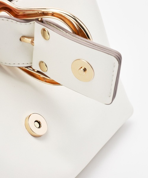 BARNYARDSTORM（バンヤードストーム）の「BARNYARDSTORM / 【LE VERNIS】CハンドBAG（ハンドバッグ・レディース・ブラウン/オフホワイト・FREE）」の15枚目の写真