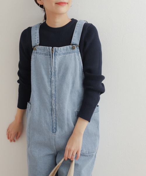 URBAN RESEARCH DOORS(アーバンリサーチドアーズ)の「ハイツイストコットンリブニット(ニット/セーター・レディース・アイボリー/ミント/ネイビー・MEDIUM)」の20枚目の写真