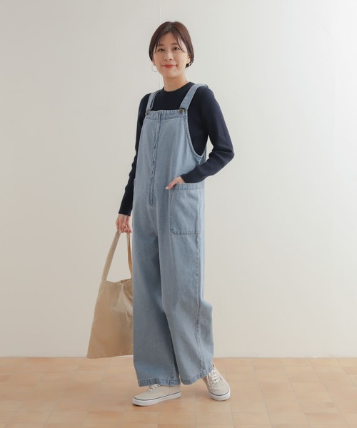 URBAN RESEARCH DOORS(アーバンリサーチドアーズ)の「ハイツイストコットンリブニット(ニット/セーター・レディース・アイボリー/ミント/ネイビー・MEDIUM)」の22枚目の写真