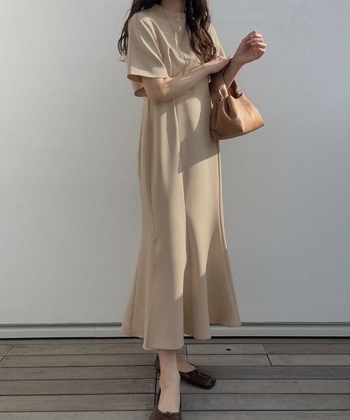 〈数量限定SALE〉サンローラン スタースタッズ ウールワンピース 次回入荷未定]149cmのAkaneさんコラボ ランタンステッチワンピ