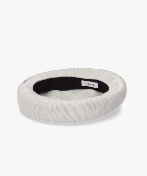 OVERRIDE(オーバーライド)の「OVERRIDE THERMO BASIC BERET SG / オーバーライド(ハンチング/ベレー帽・レディース・ネイビー/ベージュ/グレー/ブラック/ライトブルー/ダークグリーン/ライトグリーン/ピンク・L 59cm/M/57.5cm)」の13枚目の写真