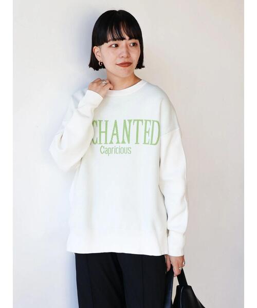 AMERICAN HOLIC（アメリカンホリック）の「ロゴニットプルオーバー（ニット/セーター・レディース・ネイビー/グレー系その他/アイボリー・L/M）」の17枚目の写真