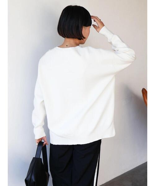 AMERICAN HOLIC（アメリカンホリック）の「ロゴニットプルオーバー（ニット/セーター・レディース・ネイビー/グレー系その他/アイボリー・L/M）」の18枚目の写真