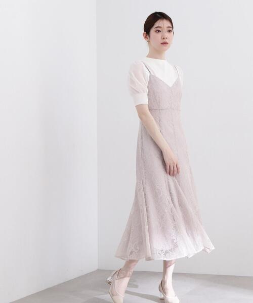 PROPORTION BODY DRESSING（プロポーションボディドレッシング）の「＜Ｅ＞マーメイドレースキャミワンピ / 1214147302（ワンピース・レディース・ダークグレー/グリーン/グレー・SMALL/MEDIUM）」の4枚目の写真