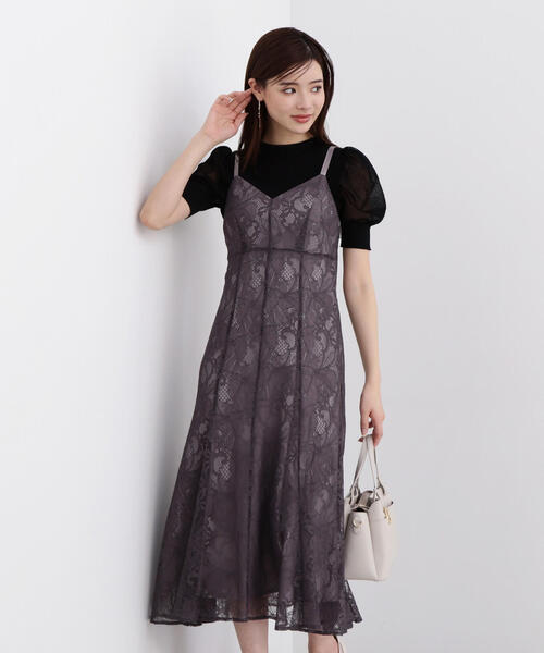 PROPORTION BODY DRESSING（プロポーションボディドレッシング）の「＜Ｅ＞マーメイドレースキャミワンピ / 1214147302（ワンピース・レディース・ダークグレー/グリーン/グレー・SMALL/MEDIUM）」の11枚目の写真