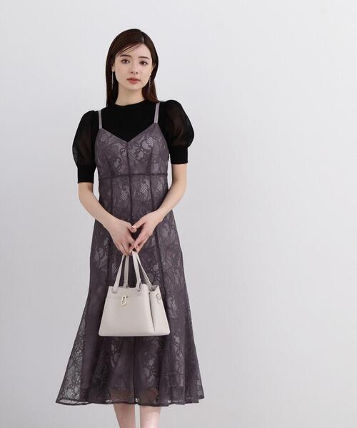 PROPORTION BODY DRESSING（プロポーションボディドレッシング）の「＜Ｅ＞マーメイドレースキャミワンピ / 1214147302（ワンピース・レディース・ダークグレー/グリーン/グレー・SMALL/MEDIUM）」の12枚目の写真