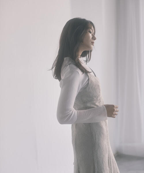 PROPORTION BODY DRESSING（プロポーションボディドレッシング）の「＜Ｅ＞マーメイドレースキャミワンピ / 1214147302（ワンピース・レディース・ダークグレー/グリーン/グレー・SMALL/MEDIUM）」の22枚目の写真