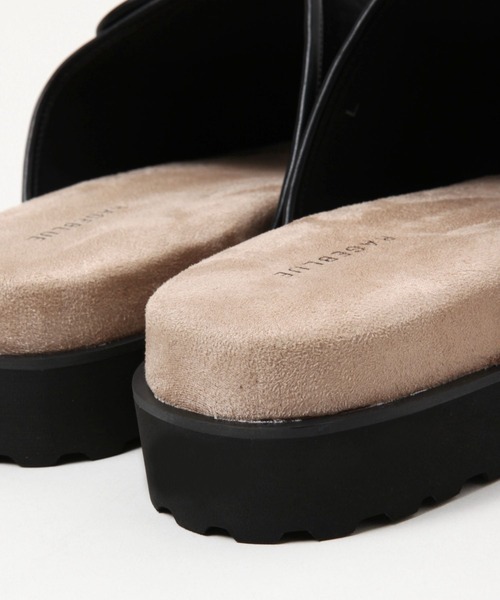 RAGEBLUE（レイジブルー）の「センターシーム/フェイクスウェードサンダル（サンダル・メンズ・ブラック・LARGE/MEDIUM）」の11枚目の写真