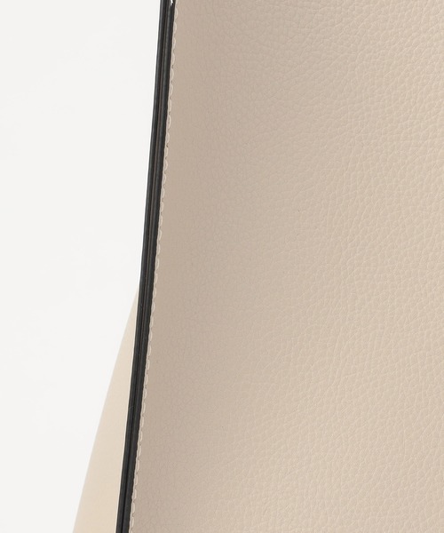 NICOLE white(ニコルホワイト)の「バンブーハンドル2WAY BAG(ハンドバッグ・レディース・パープル/ライトグレー・FREE)」の12枚目の写真