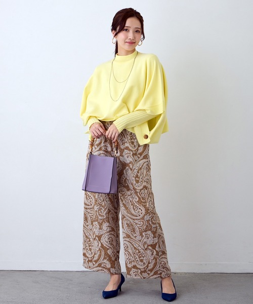 NICOLE white(ニコルホワイト)の「バンブーハンドル2WAY BAG(ハンドバッグ・レディース・パープル/ライトグレー・FREE)」の15枚目の写真