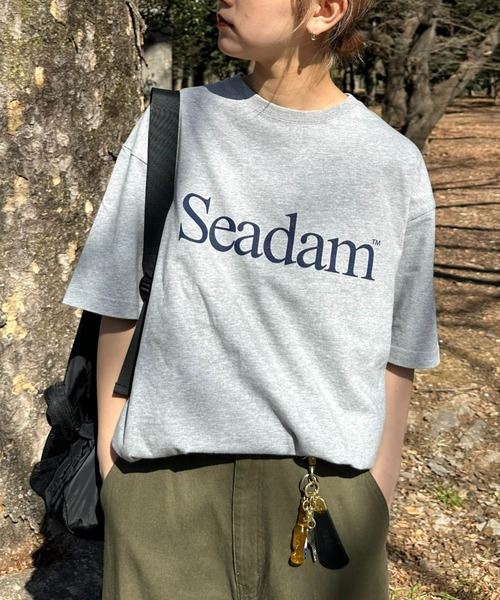 CIAOPANIC TYPY（チャオパニックティピー）の「【WEB限定】【ユニセックス】SEADAMビッグシルエットTee（Tシャツ/カットソー・メンズ・グレー/ブラック系その他/ネイビー/ホワイト系その他/ホワイト/ブラック・X-LARGE/LARGE/MEDIUM/SMALL）」の5枚目の写真