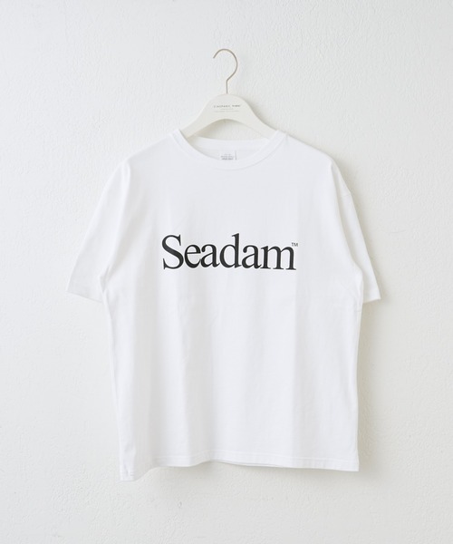 「SEADAM」 半袖Tシャツ LARGE ホワイト レディース