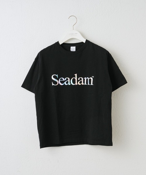 CIAOPANIC TYPY（チャオパニックティピー）の「【WEB限定】【ユニセックス】SEADAMビッグシルエットTee（Tシャツ/カットソー・メンズ・グレー/ブラック系その他/ネイビー/ホワイト系その他/ホワイト/ブラック・X-LARGE/LARGE/MEDIUM/SMALL）」の16枚目の写真