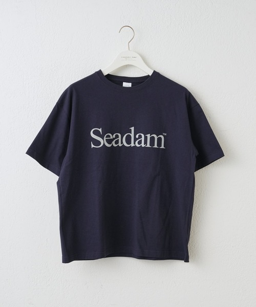 CIAOPANIC TYPY（チャオパニックティピー）の「【WEB限定】【ユニセックス】SEADAMビッグシルエットTee（Tシャツ/カットソー・メンズ・グレー/ブラック系その他/ネイビー/ホワイト系その他/ホワイト/ブラック・X-LARGE/LARGE/MEDIUM/SMALL）」の8枚目の写真