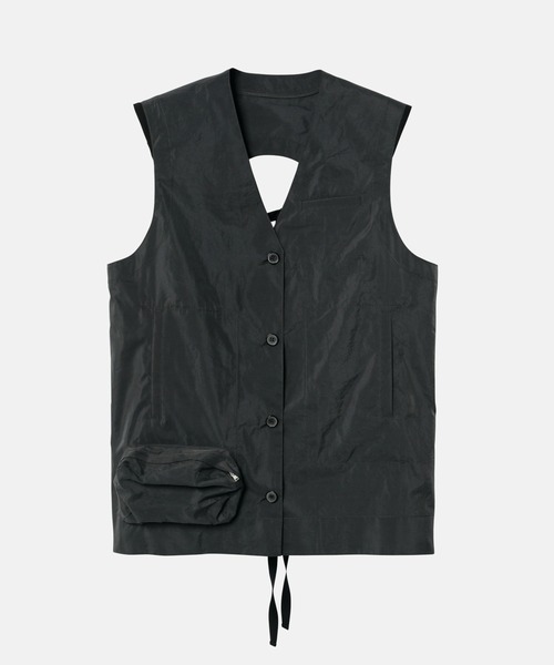 iRENE（アイレネ）の「エマージェンシーライトベスト / Emergency Light Vest（シャツ/ブラウス・レディース・ブラック/ホワイト・36）」の11枚目の写真