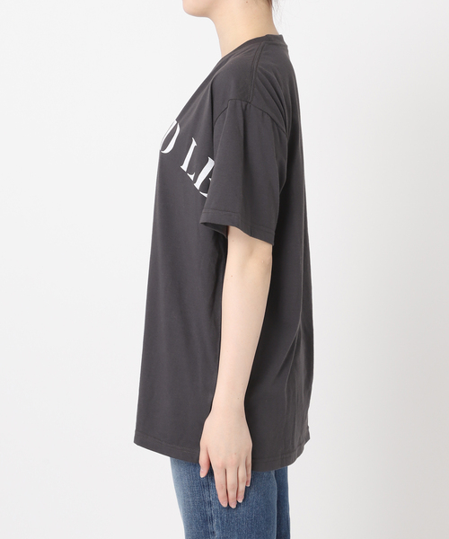Spick & Span(スピックアンドスパン)の「LIVE AND LET Tシャツ(Tシャツ/カットソー・レディース・チャコールグレー/ホワイト・FREE)」の11枚目の写真