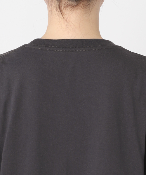 Spick & Span(スピックアンドスパン)の「LIVE AND LET Tシャツ(Tシャツ/カットソー・レディース・チャコールグレー/ホワイト・FREE)」の14枚目の写真
