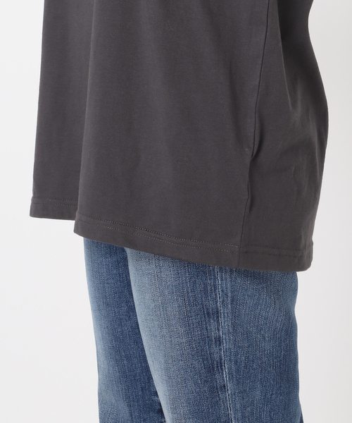 Spick & Span(スピックアンドスパン)の「LIVE AND LET Tシャツ(Tシャツ/カットソー・レディース・チャコールグレー/ホワイト・FREE)」の17枚目の写真